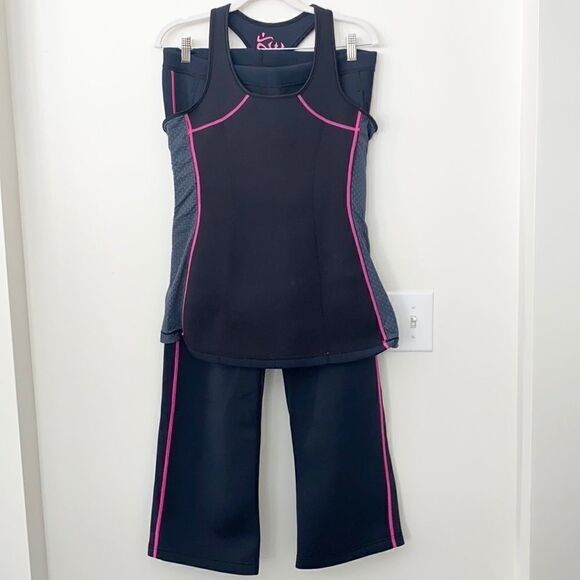 W Neoprene Gym Workout Sauna Sweat Suit L - Picture 1 of 8